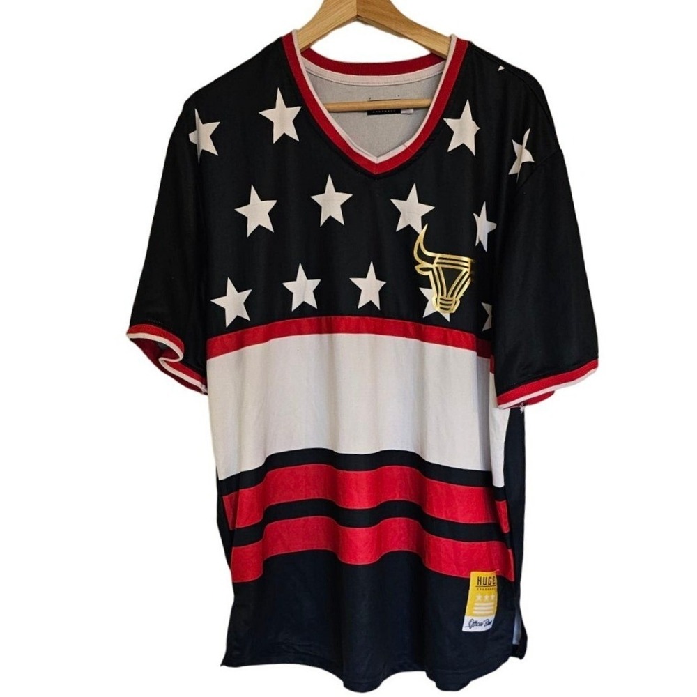 Huge Exchange shirt Size XL‎ blue patriotic Texas